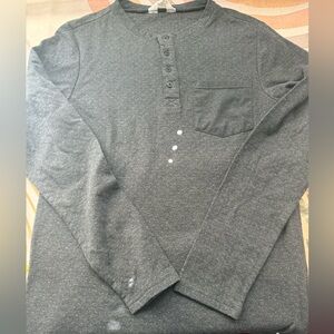 Ezekiel Men's Gray Henley Shirt